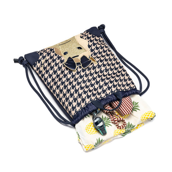Jeune Premier - City bag - Houndstooth Horse