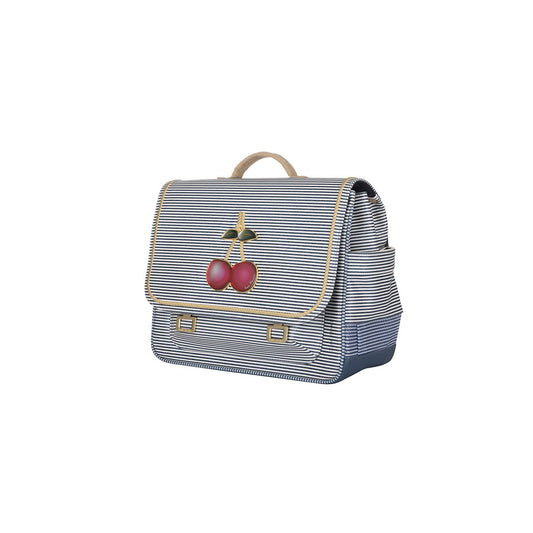 Jeune Premier - Skoletaske retro 16L - Glazed Cherry