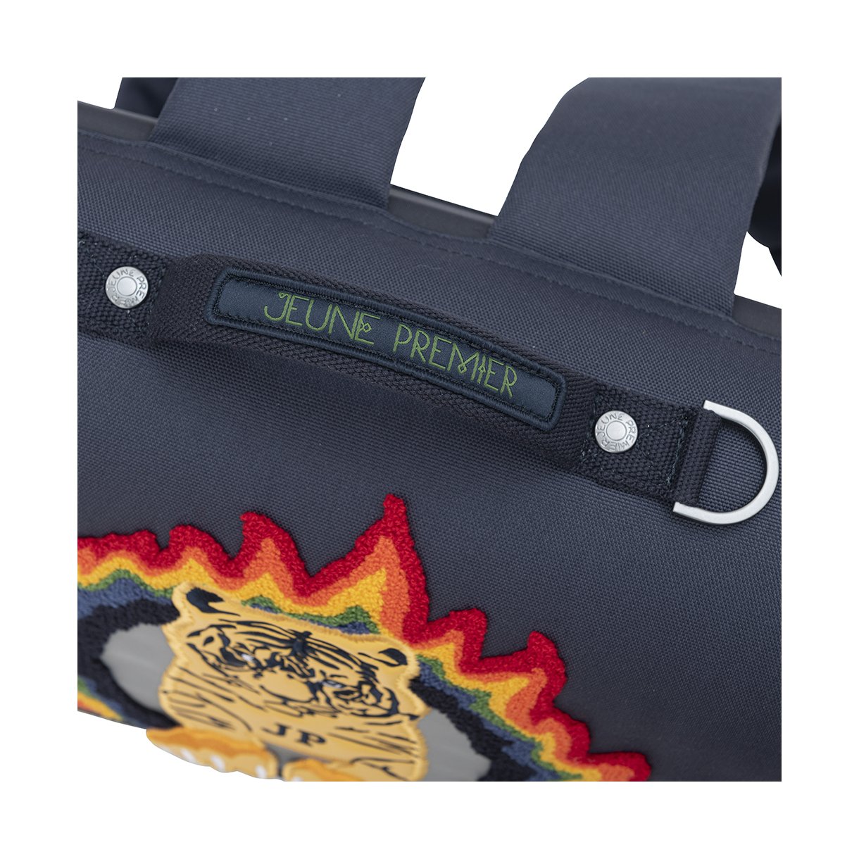 Jeune Premier skoletaske retro 16L - Tiger Flame