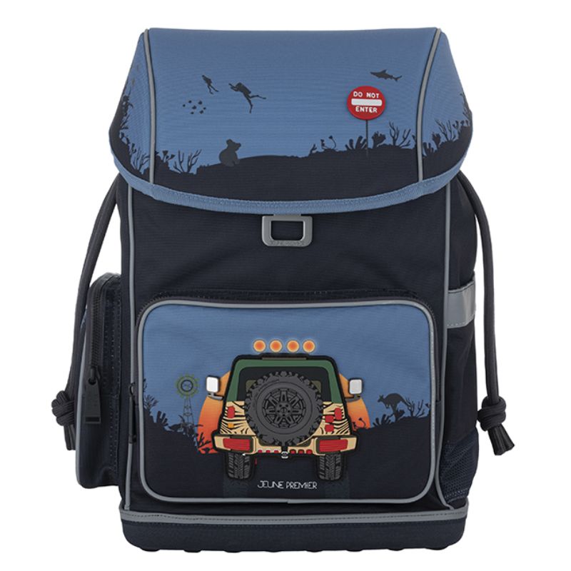 Jeune Premier - Skoletaske Ergomaxx 18L - Jungle Jeep