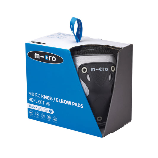Micro - Knæ- og Albuebeskyttere - Reflective Black