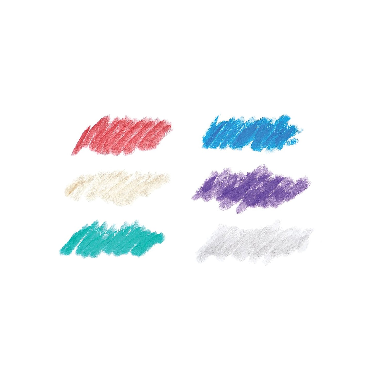 OOLY - Malestift 6 stk - Chunkies Metallic