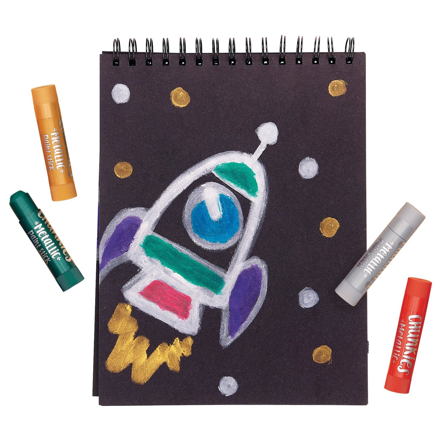 OOLY - Malestift 6 stk - Chunkies Metallic