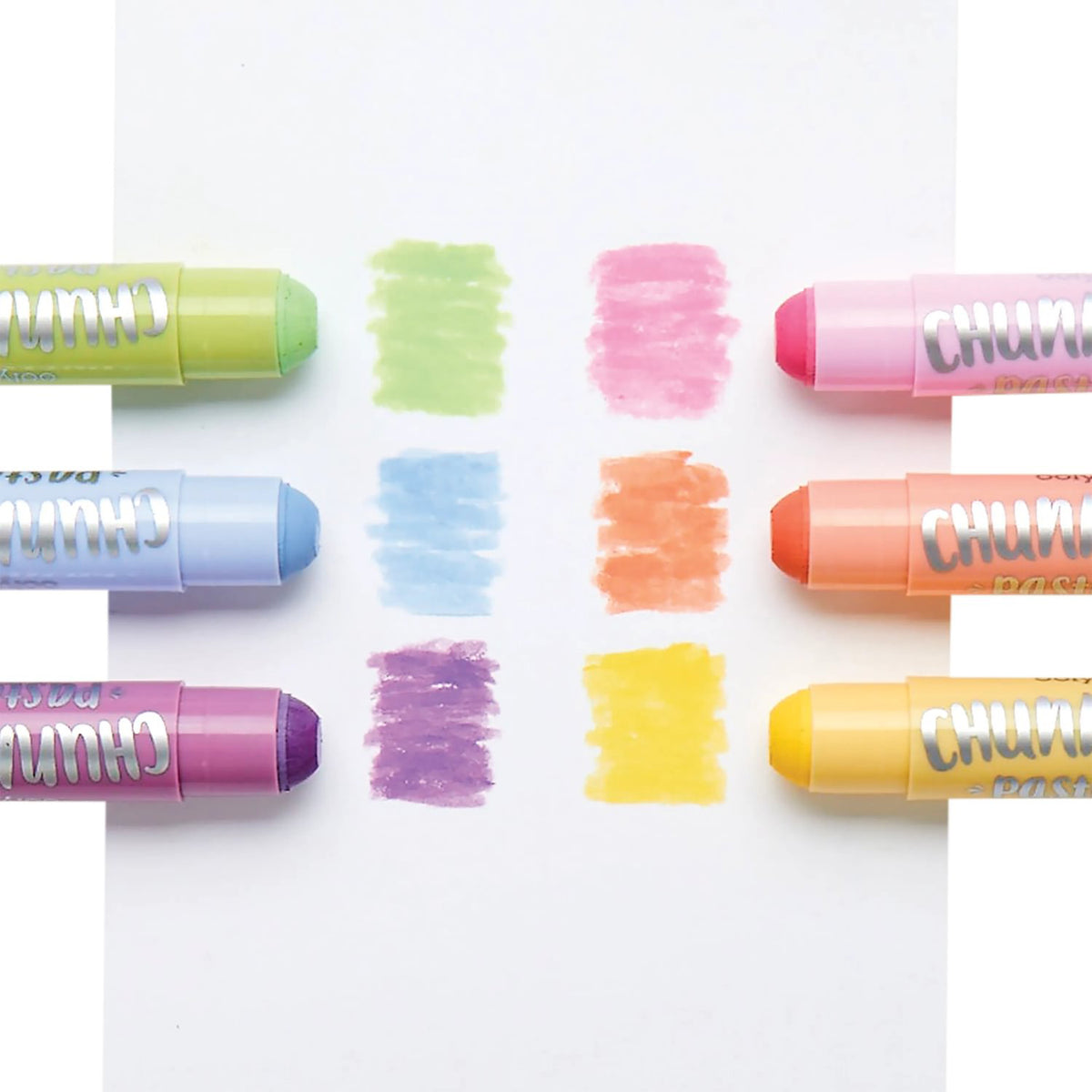 OOLY - Malestift 6 stk - Chunkies Pastel