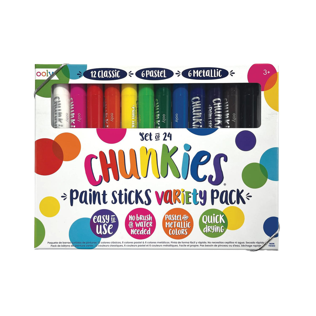 OOLY - Malestift 24 stk - Chunkies Mix