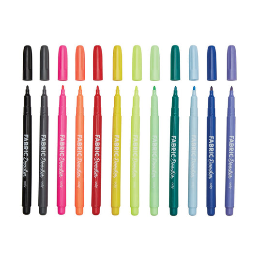 OOLY - Tekstil tusser 12 stk - Doodlers