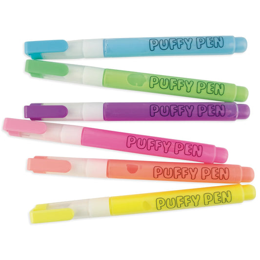 OOLY - Magic Puffy Pens 6 stk - Neon