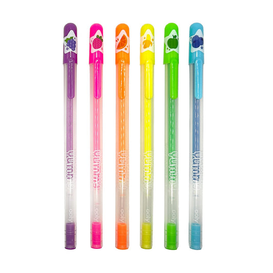 OOLY - Gelpen med duft 6 stk - Yummy Yummy Neon