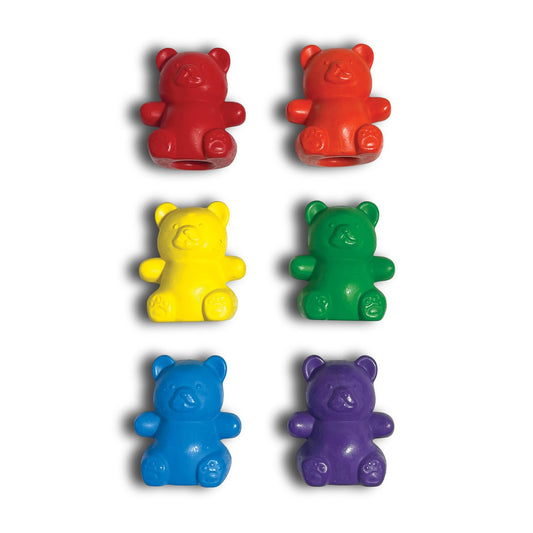 OOLY - Farvekridt 6 stk - Cuddly Cubs Bear