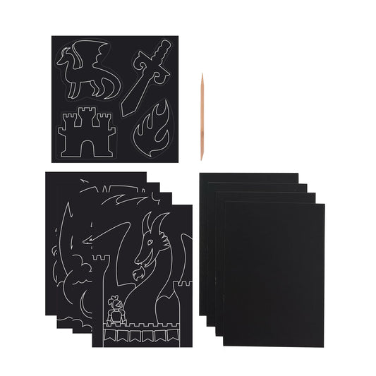 OOLY - Ridsekort - Fantastic Dragons - Scratch & Scribble