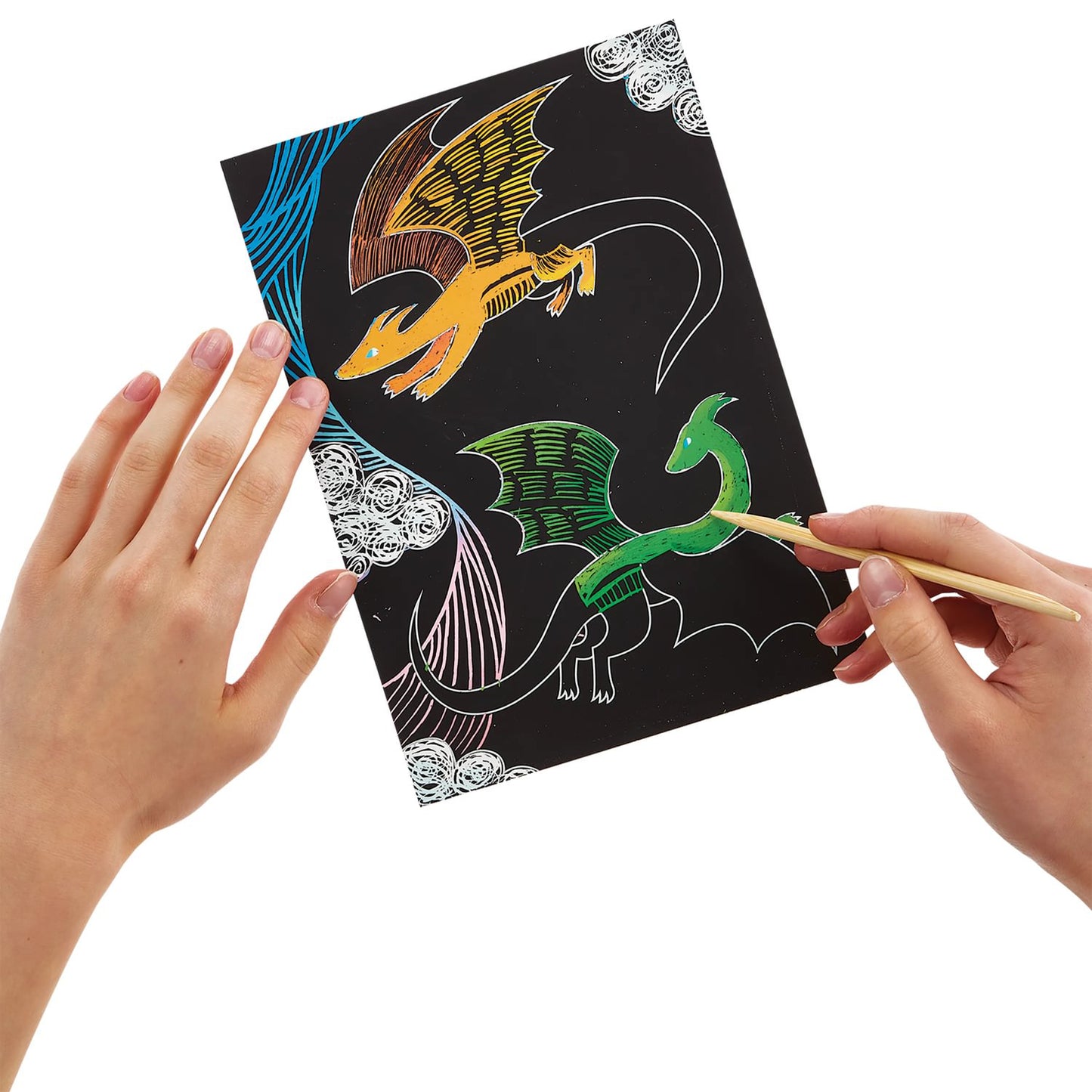 OOLY - Ridsekort - Fantastic Dragons - Scratch & Scribble