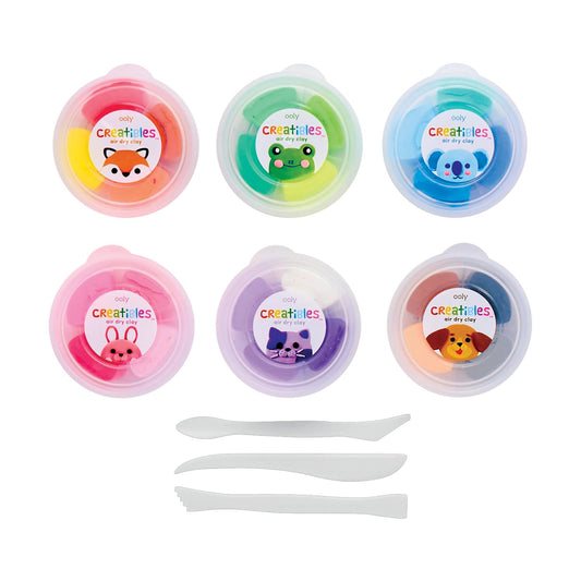 OOLY - Selvhærdende ler - Deluxe Kit 24 farver - Creatibles