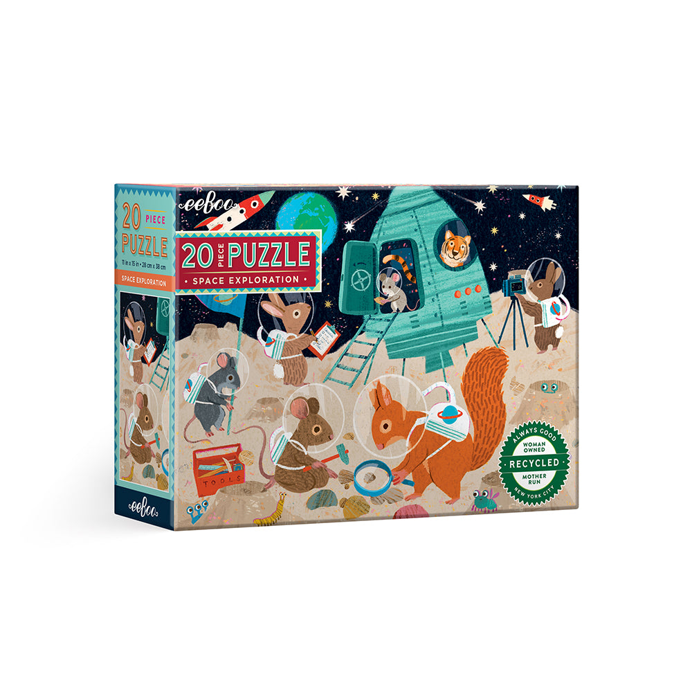 eeBoo - Puslespil 20 brk - Rummet