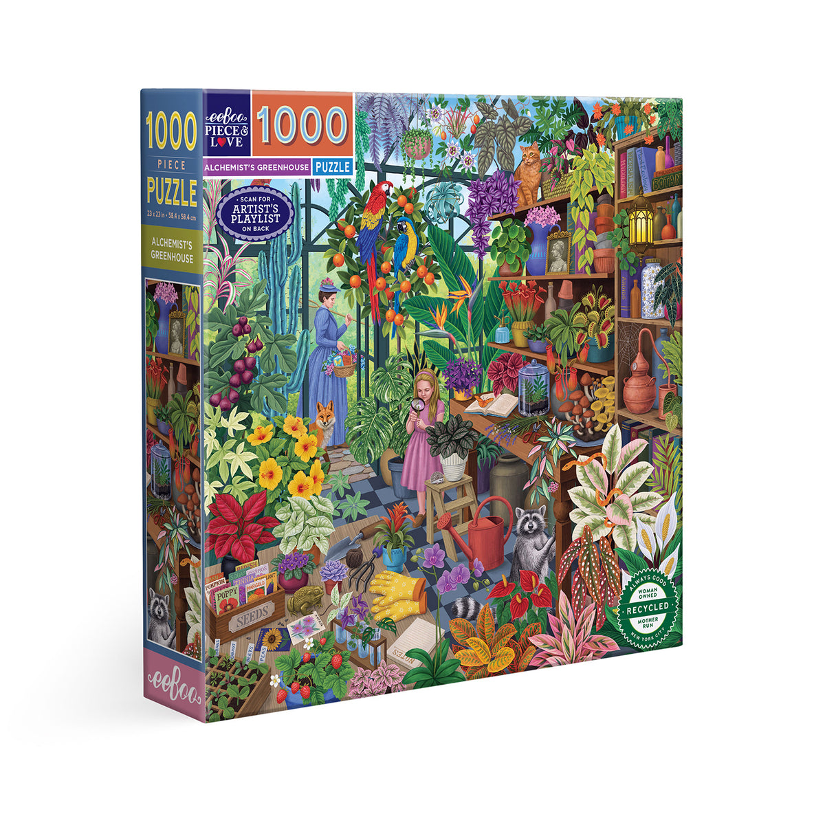 eeBoo - Puslespil 1000 brk - Alchemist's Greenhouse