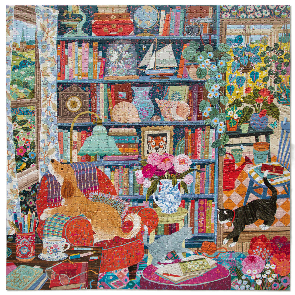 eeBoo - Puslespil 1000 brk - English Cottage Library