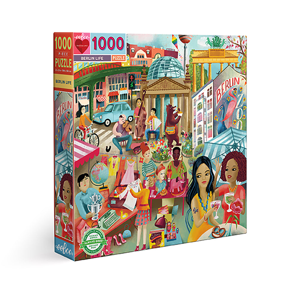 eeBoo - Puslespil 1000 brk - Berlin Life