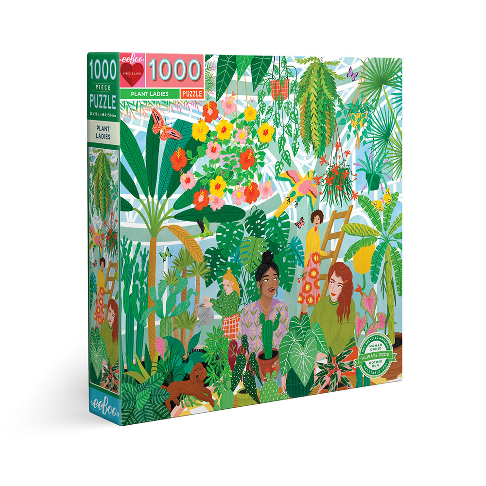 eeBoo - Puslespil 1000 brk - Planter og venner