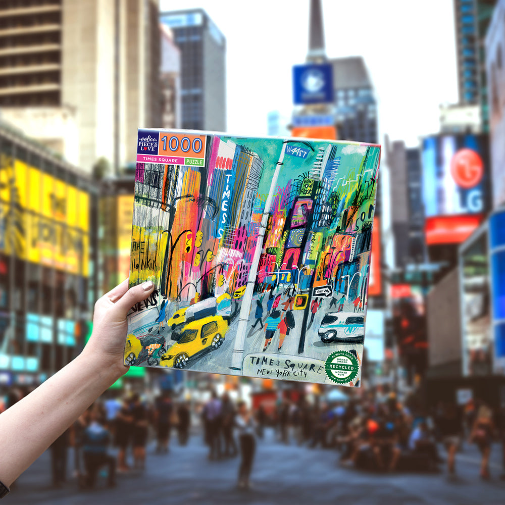 eeBoo - Puslespil 1000 brk - Times Square