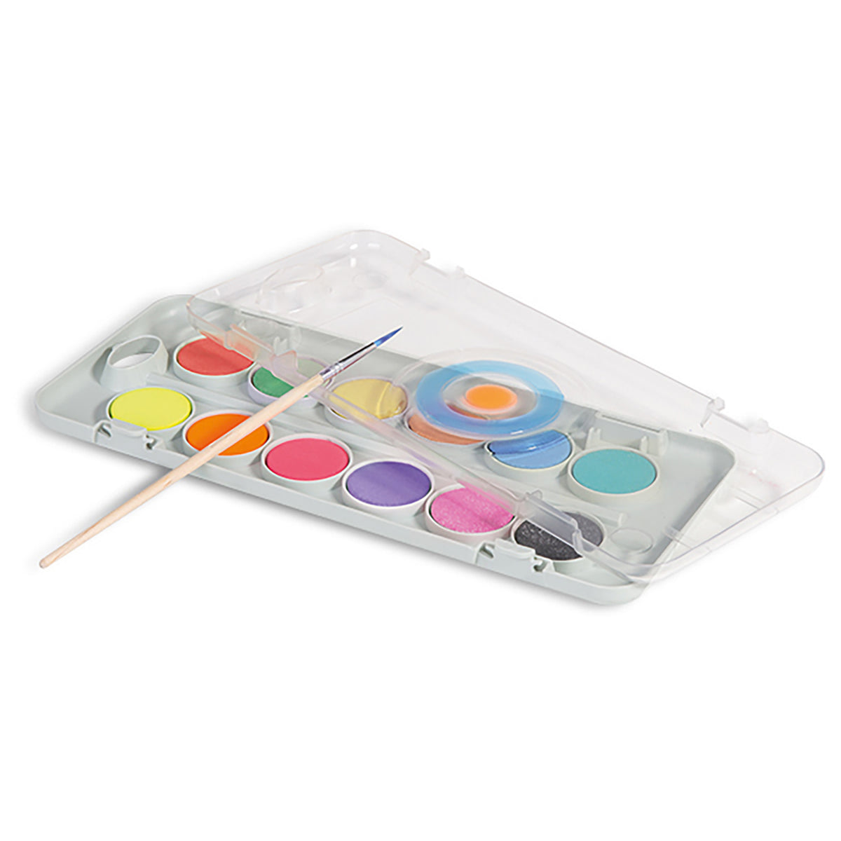 PRIMO - Vandfarve palette - 12 farver M Metallic Neon
