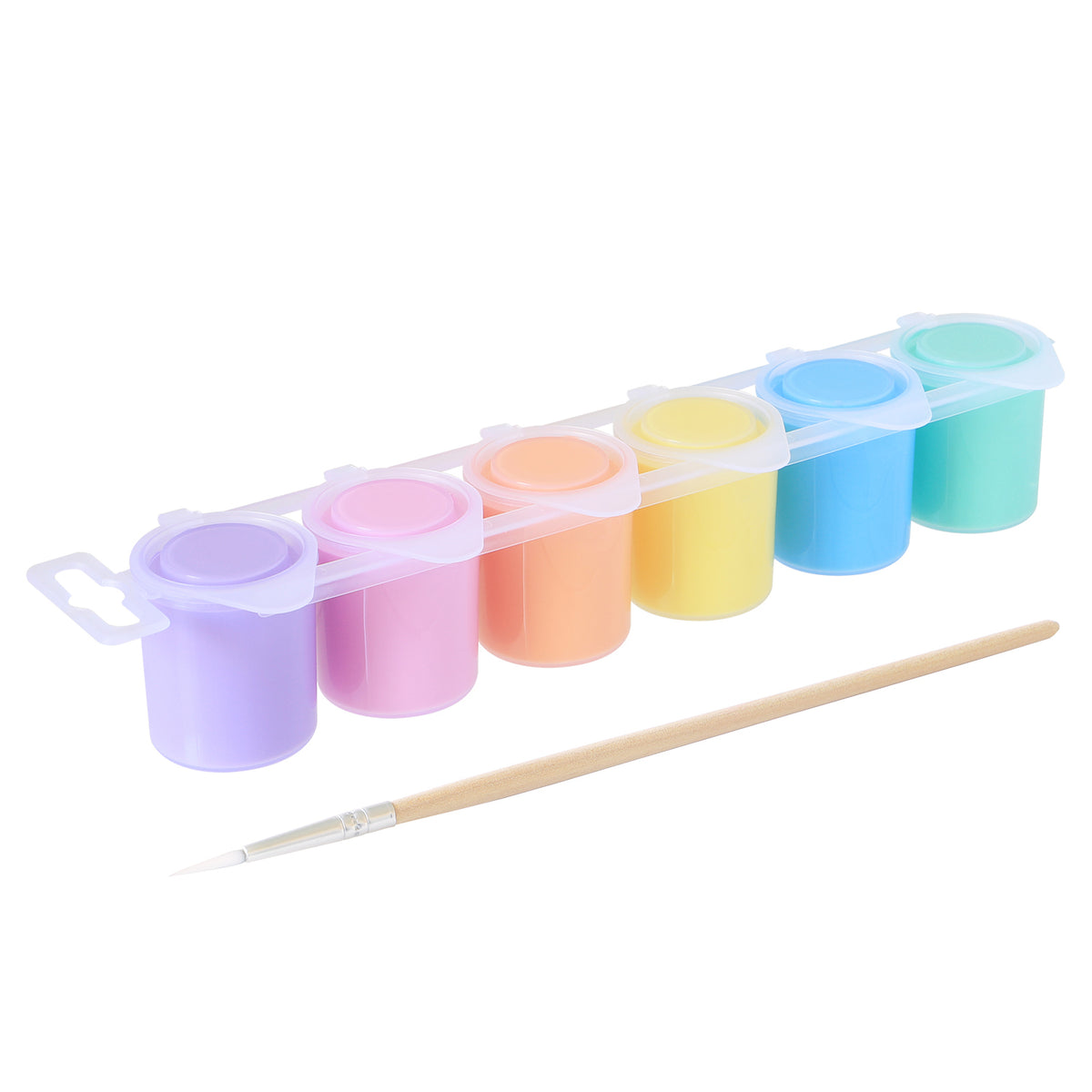 PRIMO - Plakatmaling 6 bøtter 25ml - Pastel