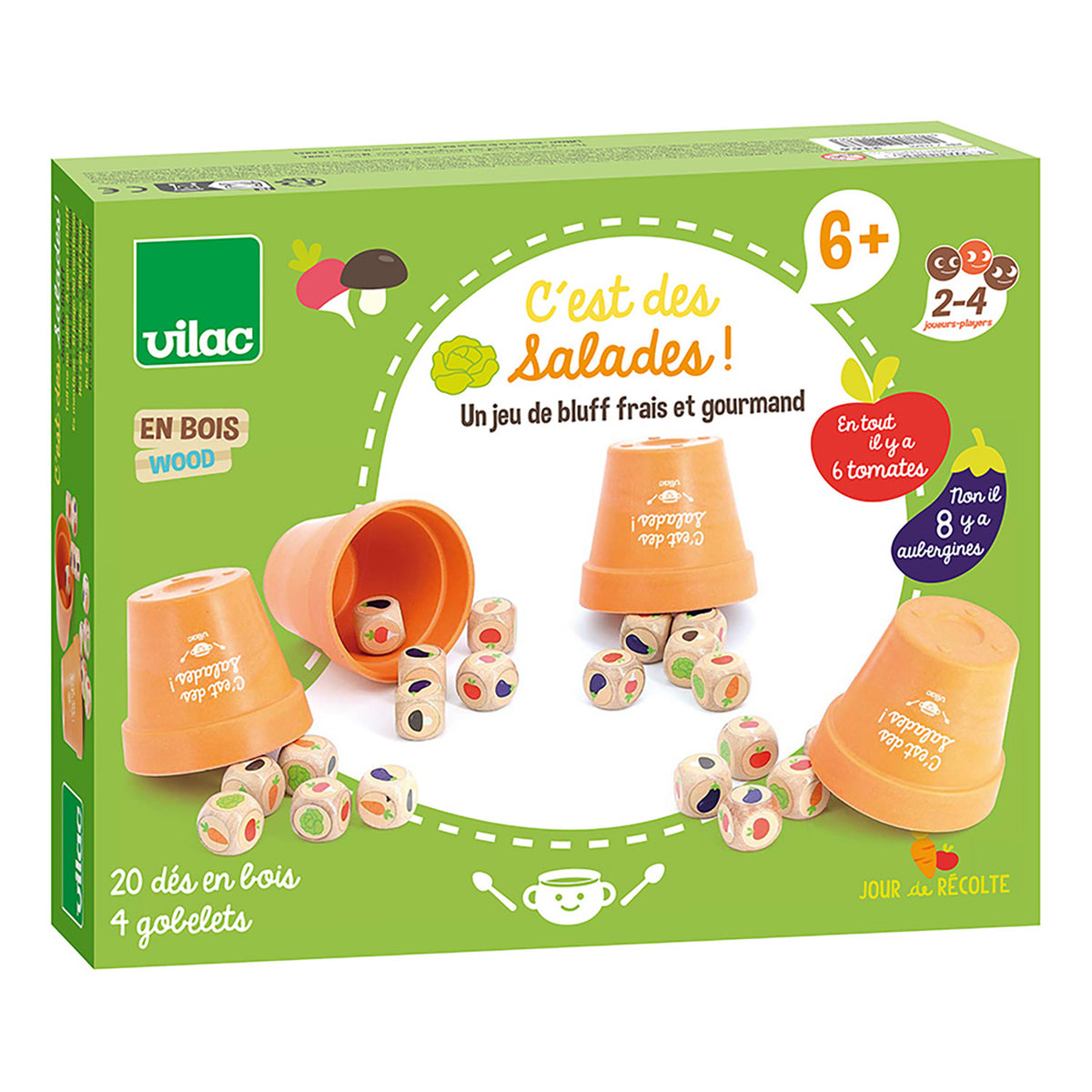 Vilac - Spil - Urtepotten bluffspil