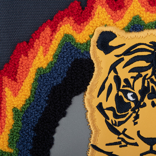 tiger flame sort idrætspose fra jeune premier