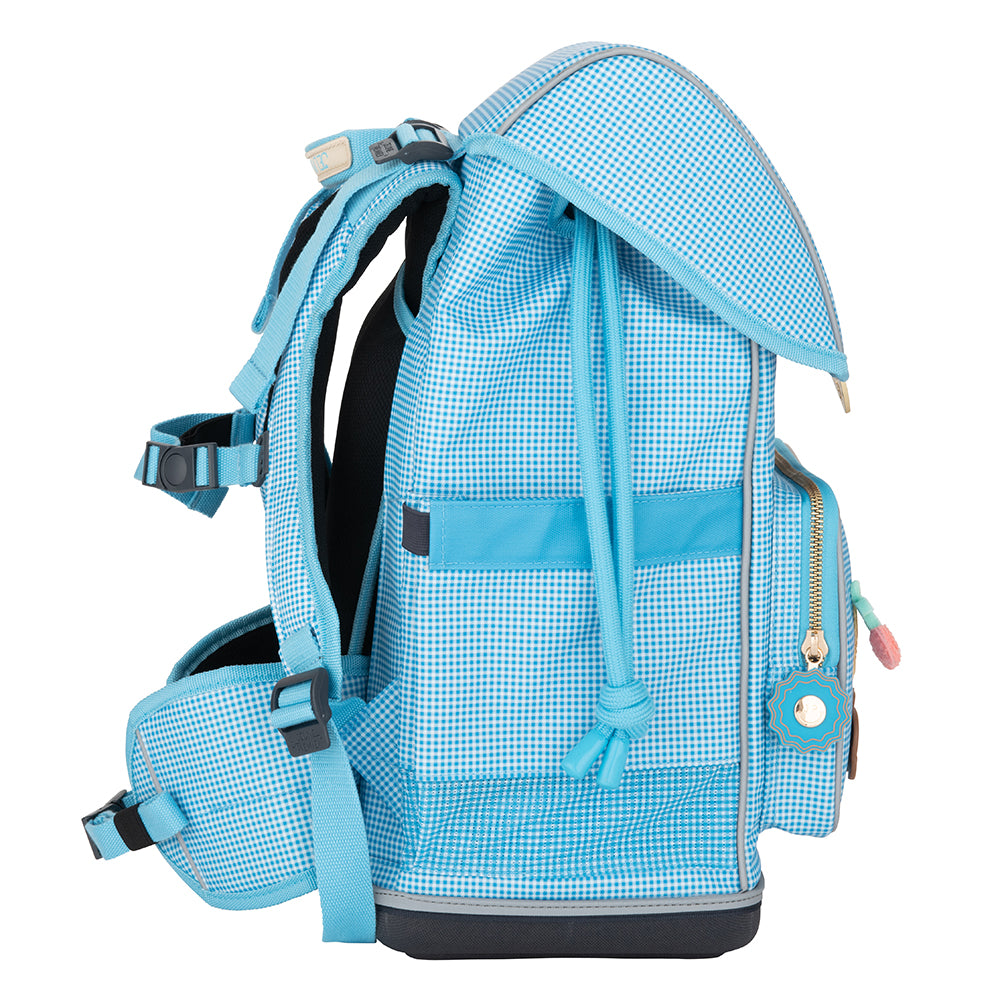 Jeune Premier skoletaske Ergomaxx 18L - Vichy Love Blue