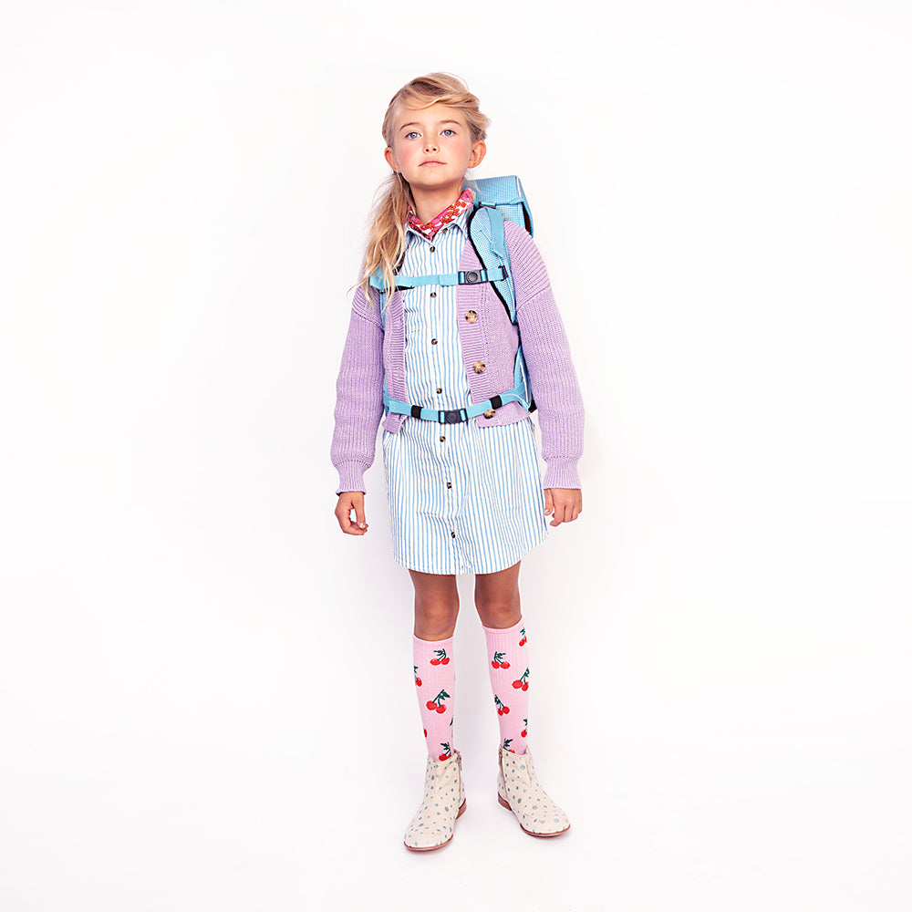 Jeune Premier skoletaske Ergomaxx 18L - Vichy Love Blue
