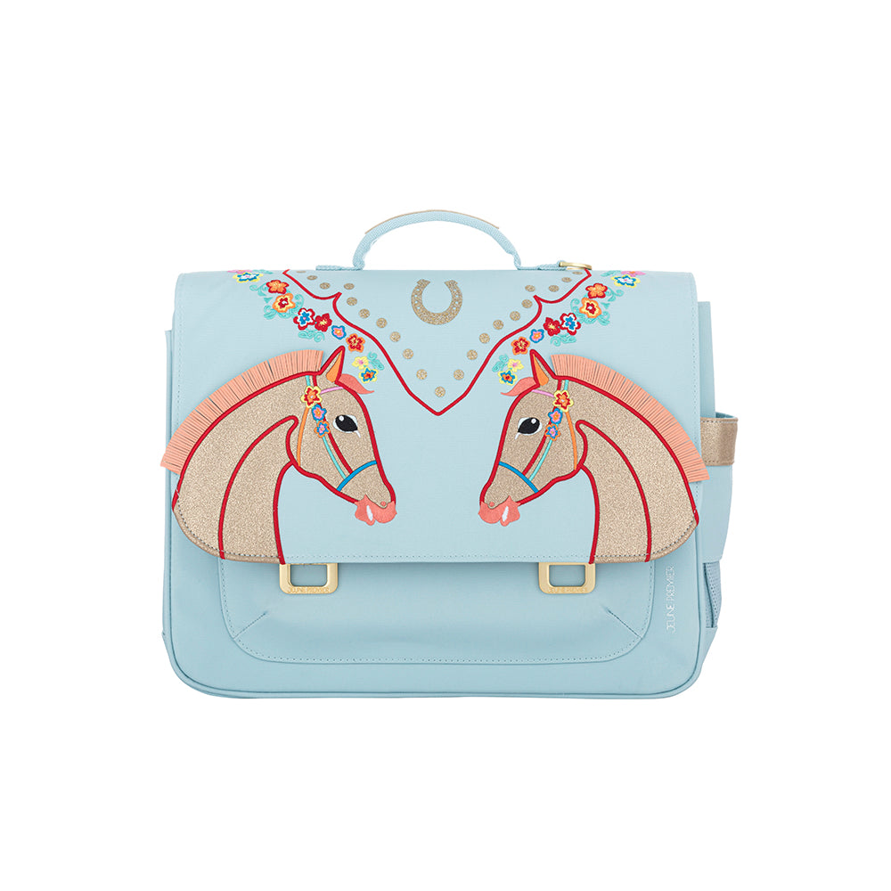 Jeune Premier skoletaske retro 16L - Cavalerie Florale