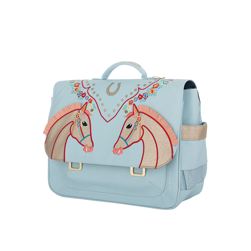Jeune Premier skoletaske retro 16L - Cavalerie Florale
