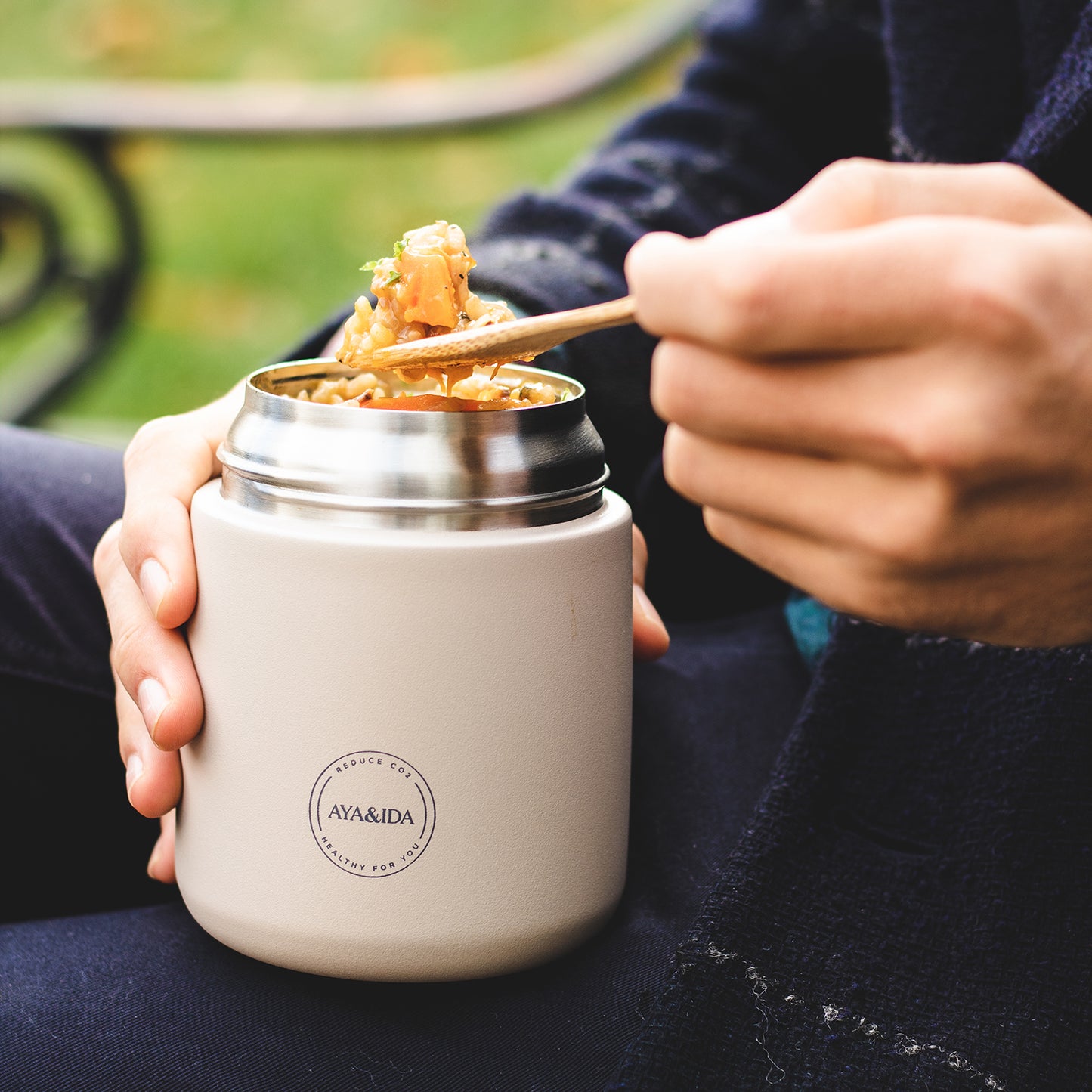 Aya & Ida - Food'ie 500 ml - Cream Beige