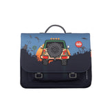 Jeune Premier - Retro Midi Skoletaske 16L - Jungle Jeep