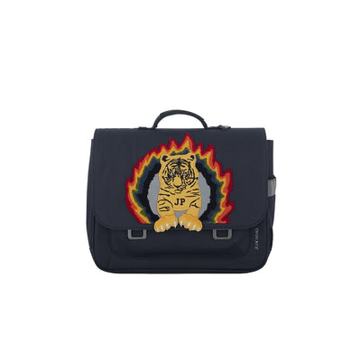 Jeune Premier skoletaske retro 16L - Tiger Flame