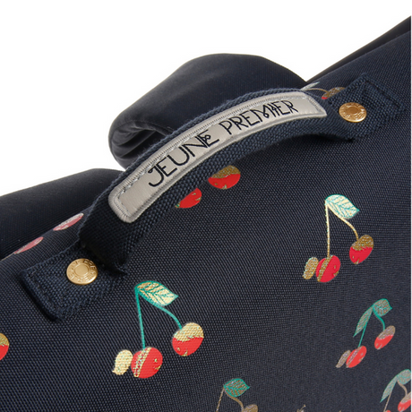 Jeune Premier - Retro Midi Skoletaske 16L - Love Cherries