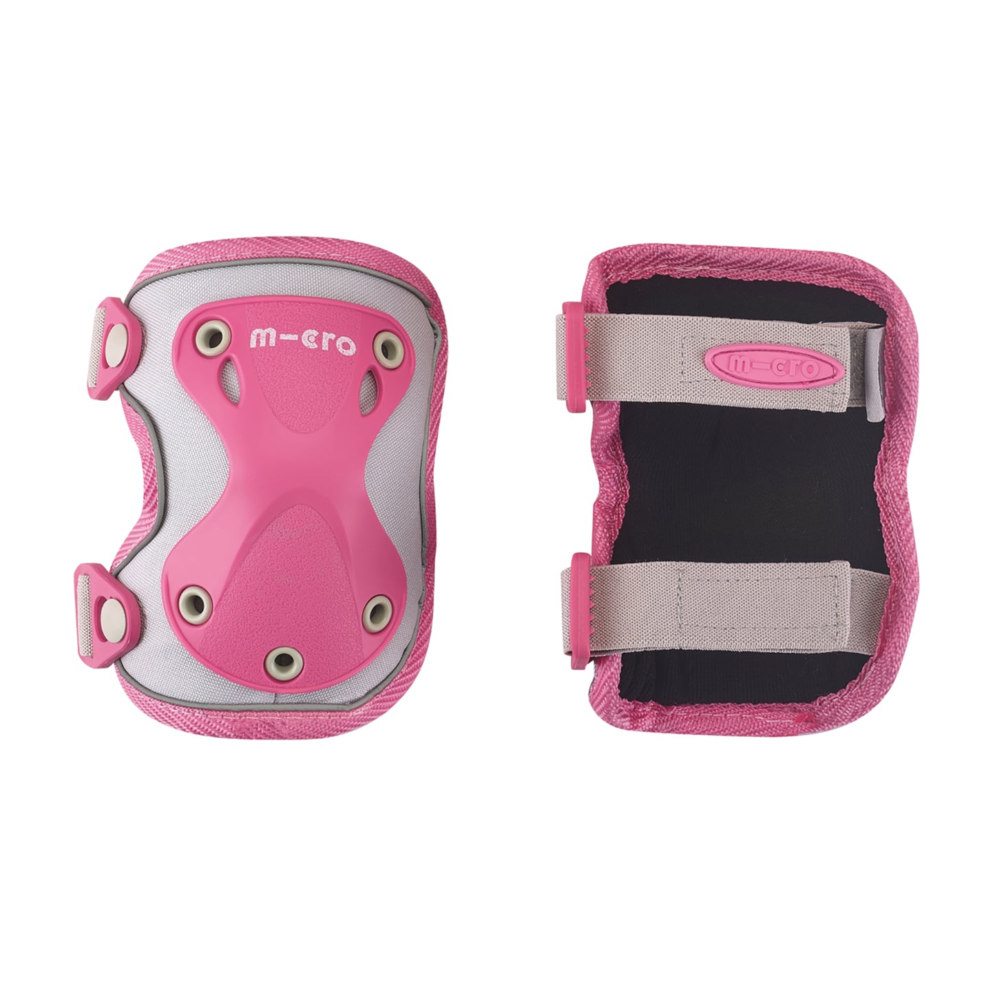 Micro - Knæ- og Albuebeskyttere - Reflective Pink