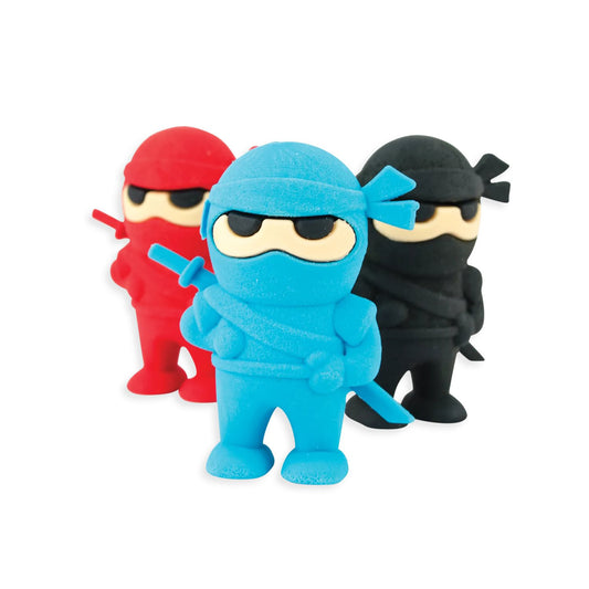 OOLY - Viskelæder 3 stk - Ninja