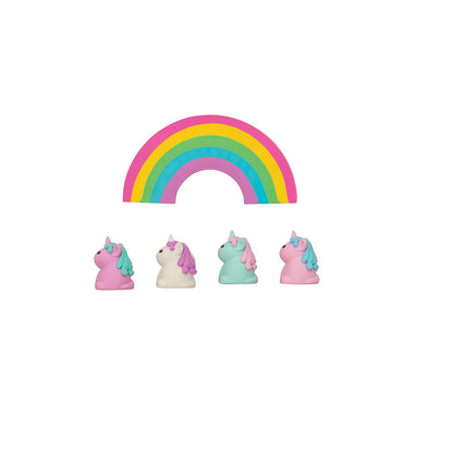 OOLY - Viskelæder med duft 5 stk - Unique Unicorns Strawberry