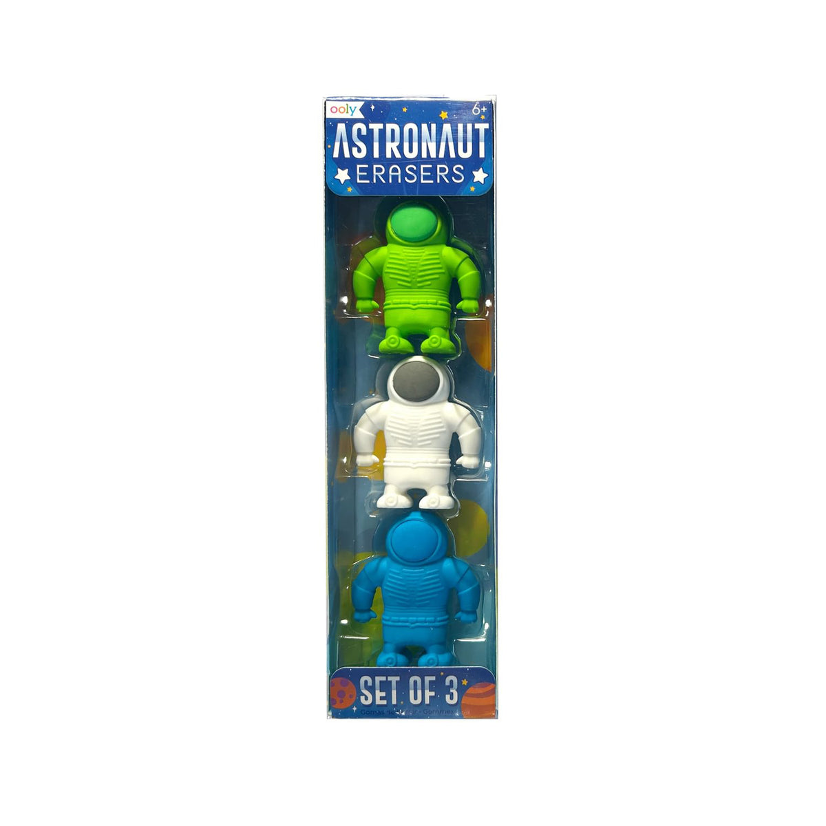 OOLY - Viskelæder - Astronaut 3 stk