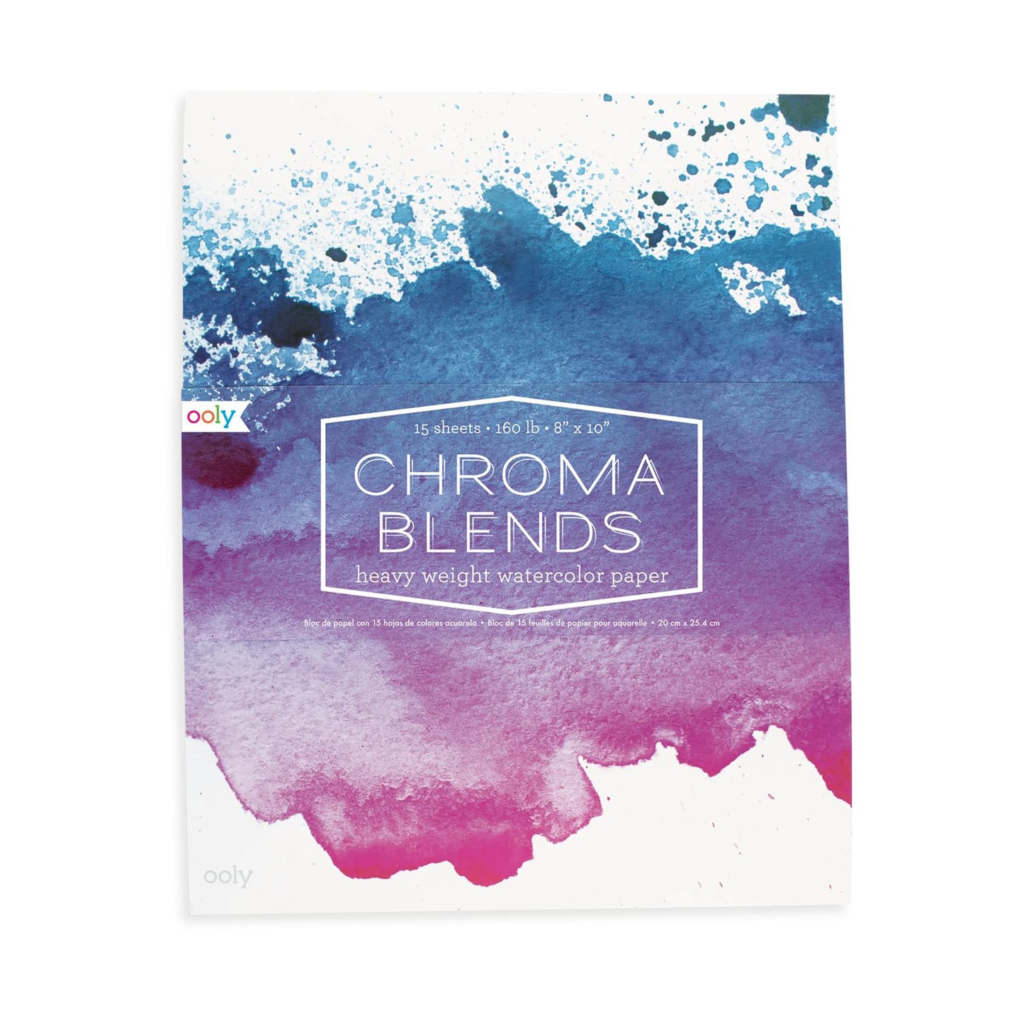 OOLY - Akvarelpapir - Chroma Blends 20x25 cm