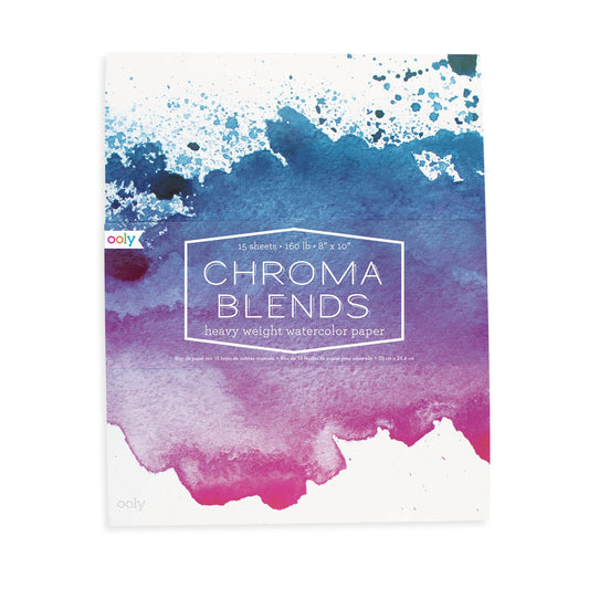 OOLY - Akvarelpapir - Chroma Blends 20x25 cm