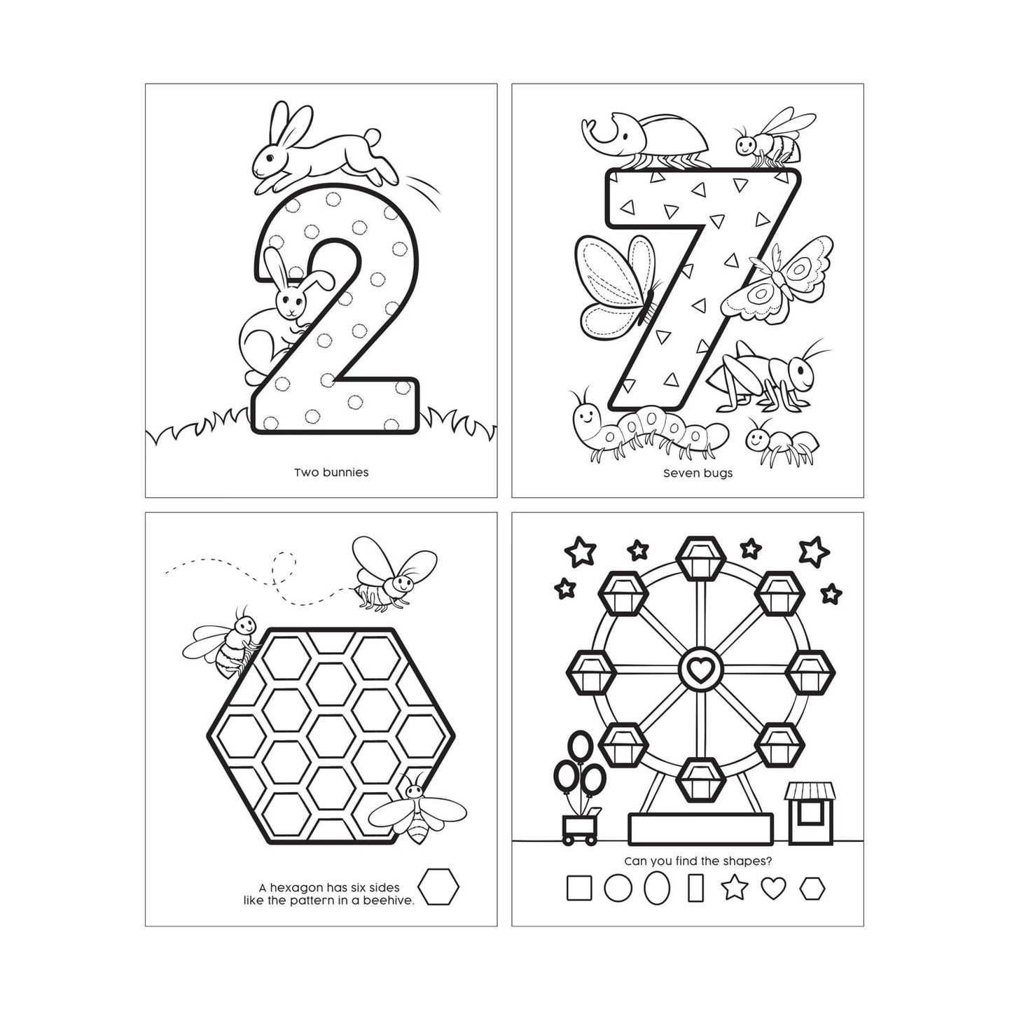 OOLY - Malebog - 123 Shapes and Numbers