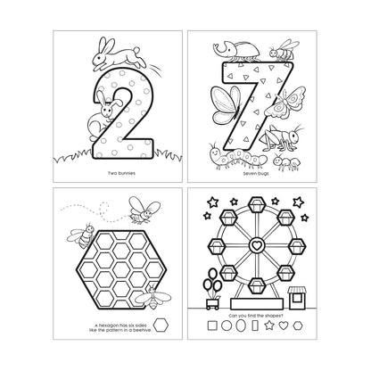 OOLY - Malebog - 123 Shapes and Numbers