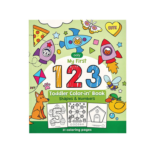 OOLY - Malebog - 123 Shapes and Numbers