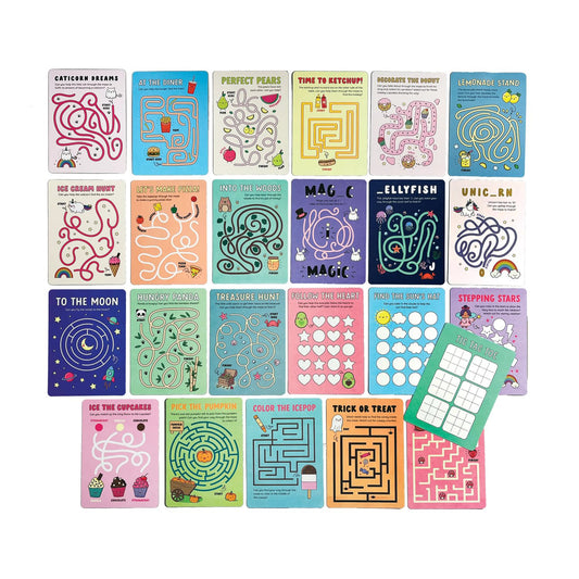 OOLY - 24 aktivitetskort - Mini Mazes