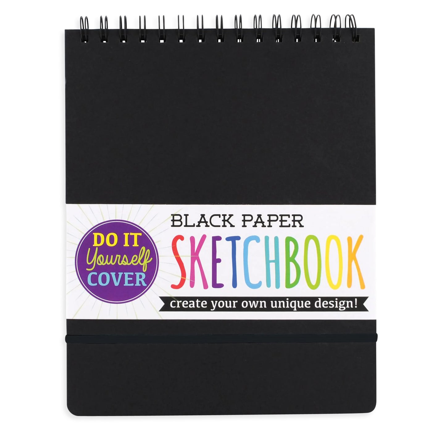 OOLY - Skitseblok - DIY - Sort 20,5x26,5 cm