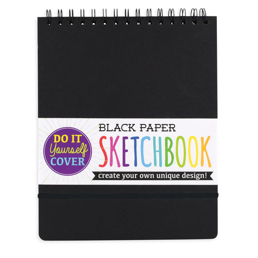 OOLY - Skitseblok - DIY - Sort 20,5x26,5 cm