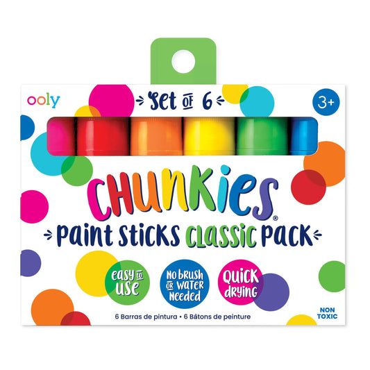 OOLY - Malestift 6 stk - Chunkies Classic