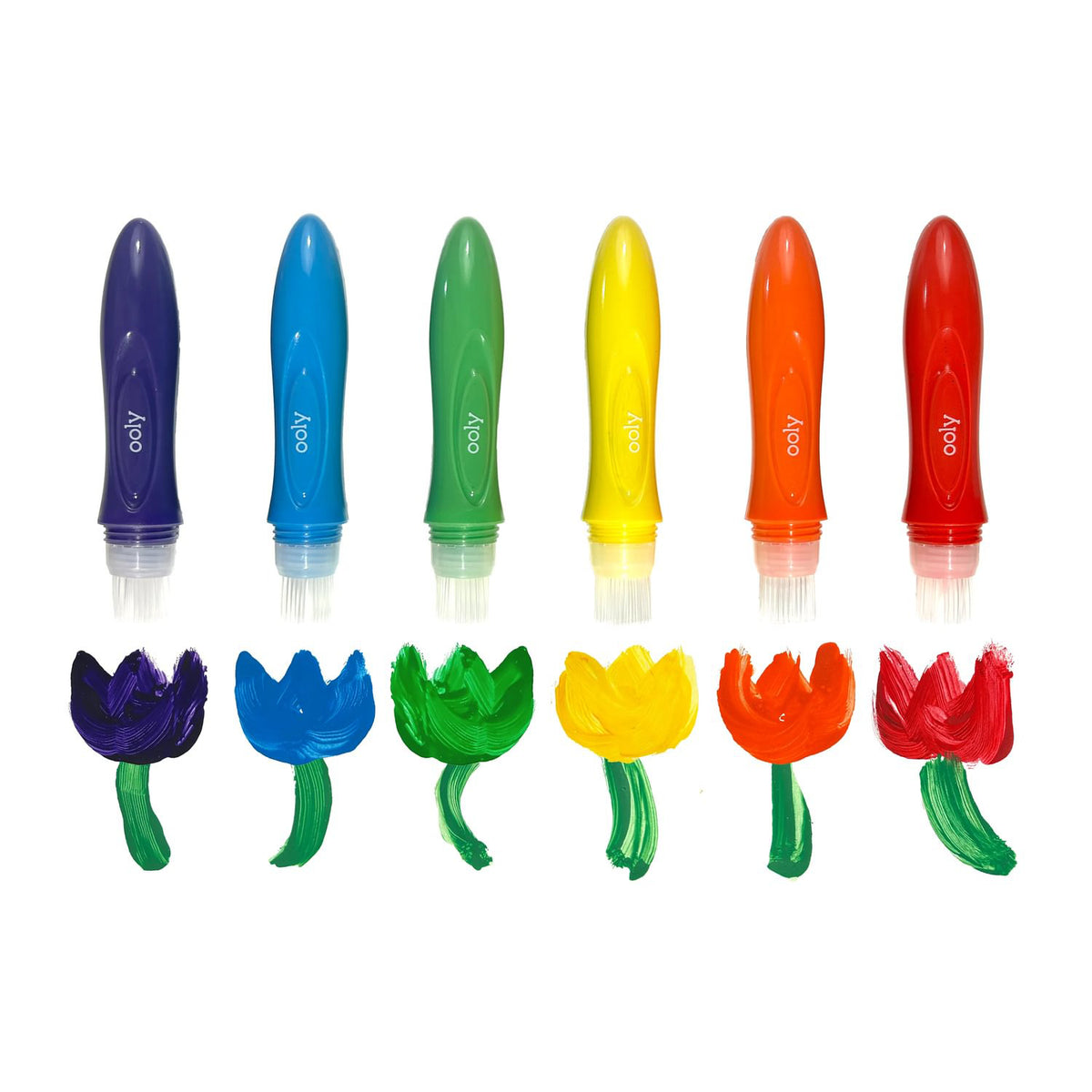 OOLY - Plakatmaling i pensel 6 stk - Easy Squeezy
