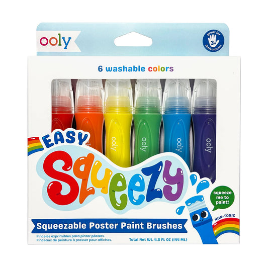 OOLY - Plakatmaling i pensel 6 stk - Easy Squeezy