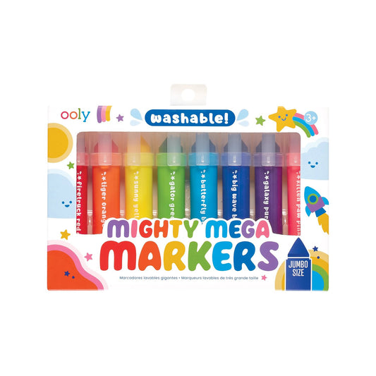 OOLY - Mega tusser 8 stk - Afvaskelige